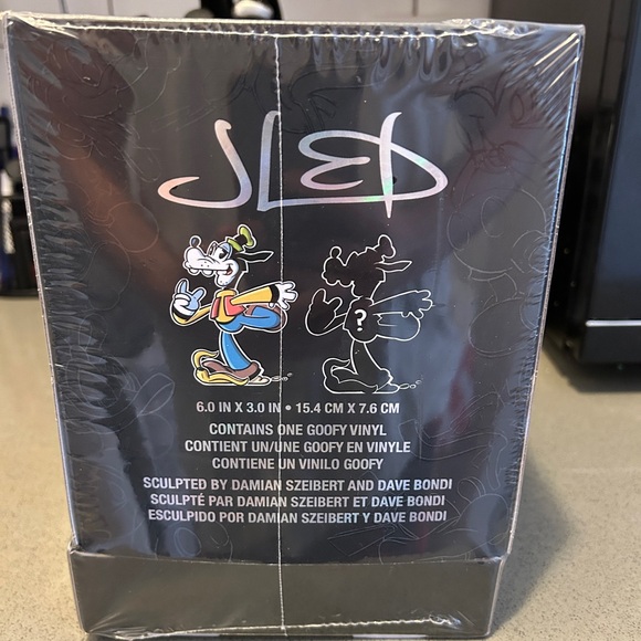 Disney Parks 2023 X Joe Ledbetter JLED Goofy Color Vinyl Figurine LE NEW - Picture 2 of 6
